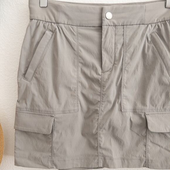Athleta Taupe Mini Skirt - Picture 4 of 12